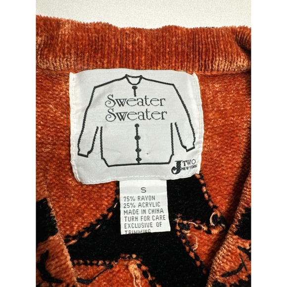 J Two New York SWEATER‎ Halloween Best Unique Cozy Size Small - Picture 2 of 5